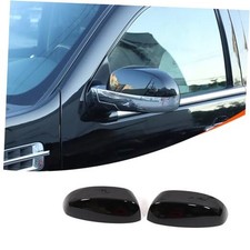 Car Door Rear View Mirror Cover Cap Compatible with Cadillac Glossy Black