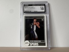 Victor Wembanyama - 2023-24 Panini NBA Hoops - Hoops Tribute #298 (RC) CGC 10