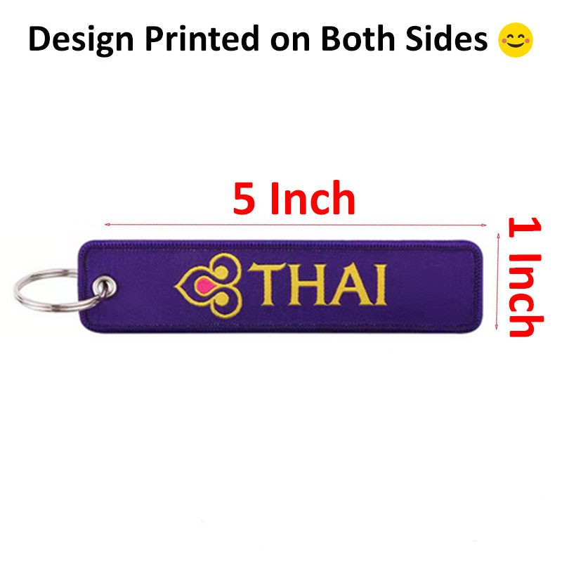 Thai Airways International Airline Collectibles Car Keychain