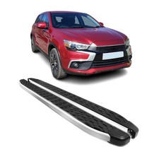 Mitsubishi Side Steps Nerf Bars Side Steps for Mitsubishi Outlander Sport 2011-2023 Black Gray