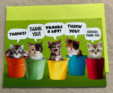 Thank You Greeting Card W/ Envelope Funny