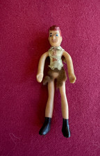 Vintage 1950s Flagg 4" Flexible Male Doll  Read 