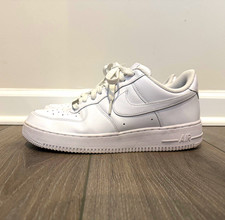 Nike Air Force 1 Mens White Solid Low Top Lac...