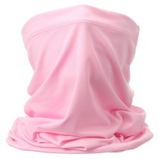 Summer Neck Gaiter Unisex Sun Protection Face Mask, Pink