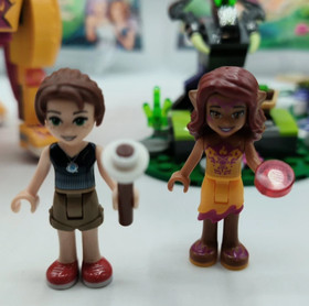 Lego Elves Fire Dragon's Lava Cave 41175 100% Complete Set with Instructions