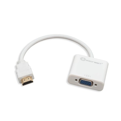 Syba Multimedia Io Crest Hdmi To Vga Adapter, With Audio Support - Hdmi/vga For