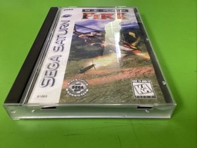 Black Fire (Sega Saturn, 1996) CIB Manual (Tested & Working)
