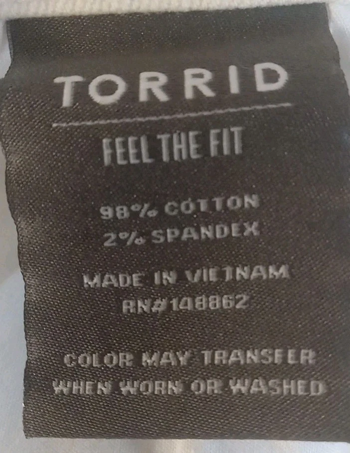 Pantalones Cortos de Jean Denim Blanco Torrid Para Mujer Talla 14 Clásicos 5 Bolsillos Elastizados Cremallera Mosca Foto 4 de 4