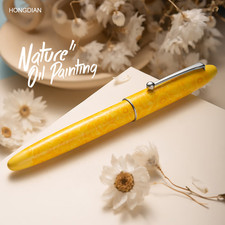HongDian C3 Sunflower FOUNTAIN PEN Fine Nib - NEW in box