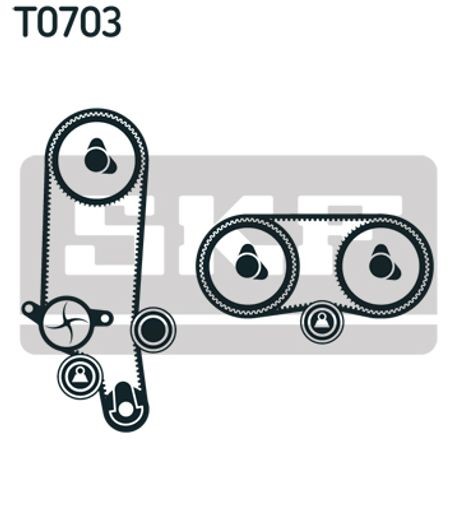 Fits SKF VKMC 01122 Water Pump & Timing Belt Set - Image 13