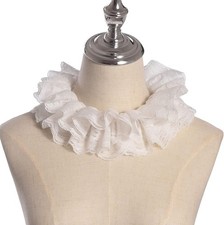 Detachable Lace-Up Costume Collar - Vintage Edwardian Design for All Occasions