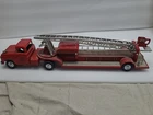 Vintage 1961 Tonka No 5 Hydraulic Extension Ladder Fire Truck Pressed Steel MG