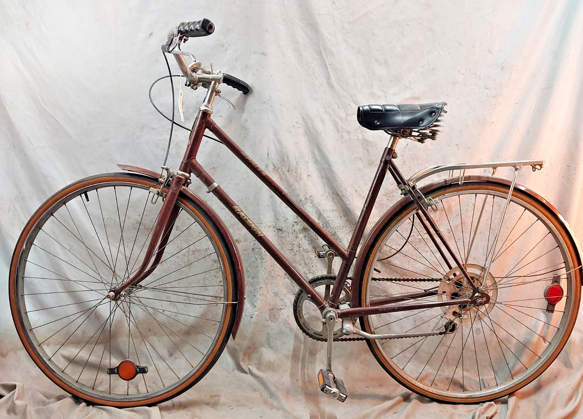 1974 Raleigh Sprite Vintage Cruiser Bike 55cm Medium 6 Speed Steel