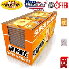 40 Pack Odorless Air-Activated Body Warmers - Up to 18 Hours of Natural Heat