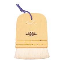 Japanese Geisha Kabuki Hinoki Wood Goat Hair 50mm Itahake Pro Stage Makeup Brush