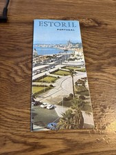 Estoril / Cascais Portugal Travel Pamphlet with Map 1970s