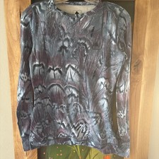 Burton Long Sleeve Base Layer Top Tee Crew Neck Womens Small Lightweight