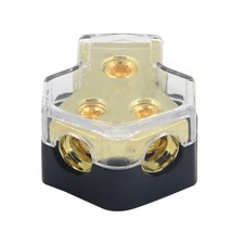 2 Way Power Distribution Block 0/2/4 AWG In 4/8 Out