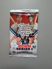2026 Topps Series 1 Baseball Hobby Box Pack - 12 Cards - New Sealed