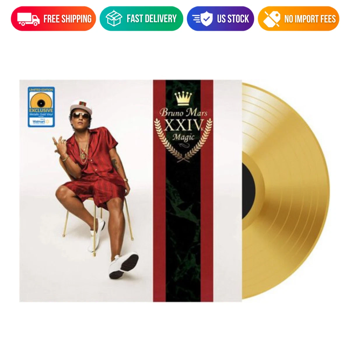 Bruno Mars 33 RPM Speed Vinyl Records for sale | eBay
