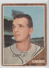 1962 Topps Lou Klimchock #259 0a1