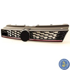 2014-2017 Front Bumper Main Grille W/Red Trim Fits Vw Polo Gti High Quality