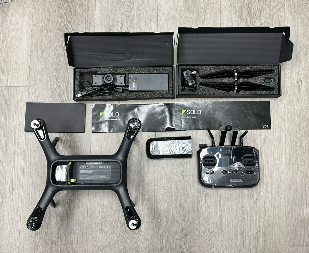 3DR Solo RTF Black Quadcopter Smart Drone