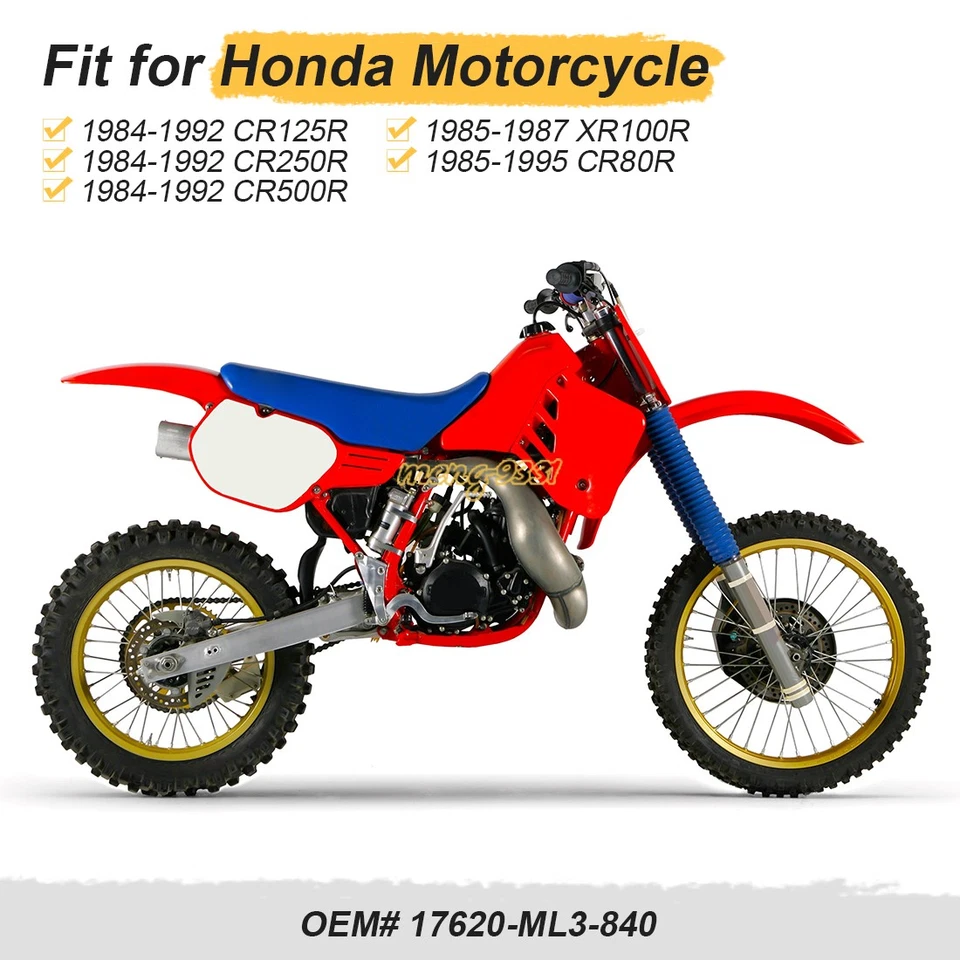 Gas Fuel Tank Cap 17620-ML3-840 For Honda CR125R CR250R CR500R CR80R 1984-1992 - Image 2 of 4