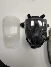 Avon M50 Gas Mask Military Grade, Size Large with Carrying Bag and Accessories