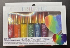 Prideful Feeling Tipsy 6 High-Shine Shinmering Nail Polish with Nail File
