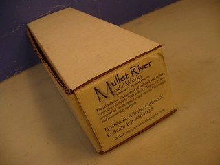 O SCALE Mullett River Boston & Albany Wood Caboose Kit NO RESERVE