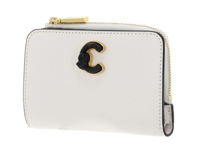 COCCINELLE C-Me Calf & Marb Wallet Geldbörse Pearl Neu