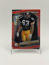 2025 Panini Prizm Black Dermontti Dawson #119 Red Power Prizm /75 Steelers