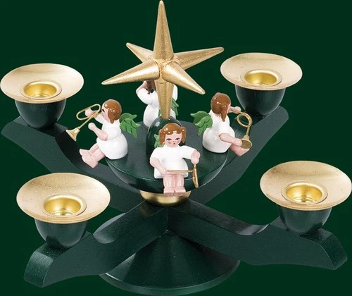 Advent Candle Holder Christmas Candle Holder NEW Erzgebirge 00485