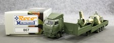 ROCO MINIATURE MODELL 1:87 HO 867 MILITARY VOLVO SEMI W/HELICOPTER SPECIAL IOB