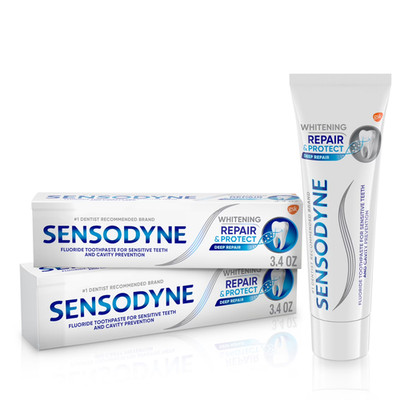2-Pack Sensodyne Repair & Protect Whitening Sensitive Toothpaste Mint 3.4oz
