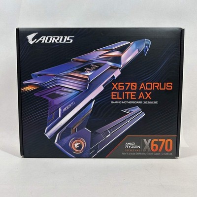 New Gigabyte X670 AORUS ELITE AX AM5 ATX AMD DDR5 Motherboard