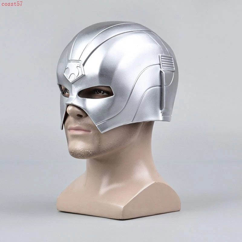 DC Peacemaker Christopher Smith Mask Helmet Cosplay Costumes Props PVC Headgear - Image 3 of 4