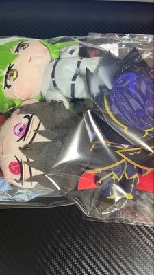 Code Geass Plush 3 Pack Amusement Prize Collectible Toy Set Brand New