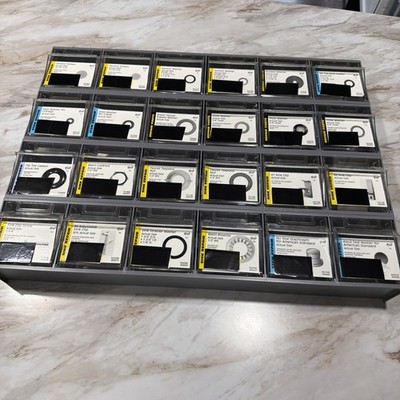 Lot Of 12 Quantum Storage Systems Qtb306 Plastic Tip-Out Bin Gray USA  