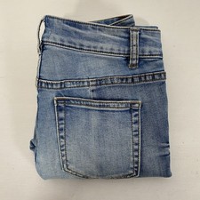 Seed Heritage Womens Mid Rise Skinny Cut Off Ankle Jeans Size 8 Good Worn JK122