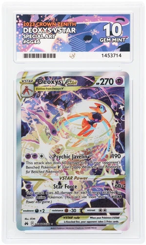 ACE 10 DEOXYS VSTAR GG46/GG70 | Crown Zenith ACE Pokemon Card