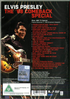 Elvis Presley 68 Comeback Special (DVD, Region Free ) 1-Disc, 50th