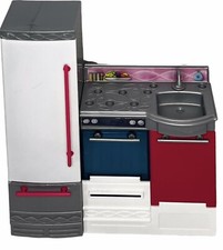 Barbie Dream House 2015 Replacement Part Kitchen Set Fridge Oven Sink Dishwasher