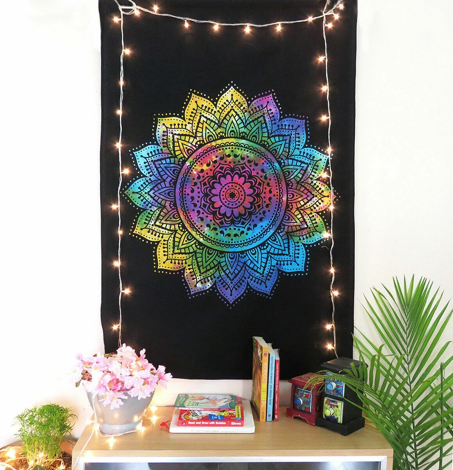 Tapiz Colgante de Pared Algodón Étnico Hippie Lote Mandala Póster Venta al por mayor a granel Foto 4 de 4
