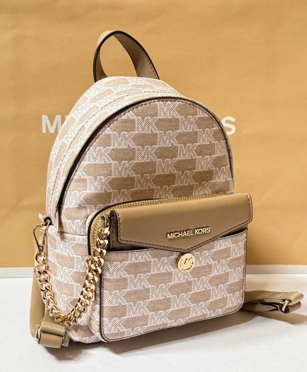 MICHAEL KORS MAISIE XS MINI 2 IN 1 BACKPACK + POUCH JACQUARD 