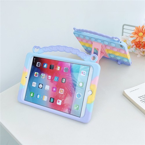 Pop Fidget Toy Push It Bubble Kids Case For iPad 5 6 7 8 9 10 Air 2 3 4 Mini Pro - Picture 10 of 17