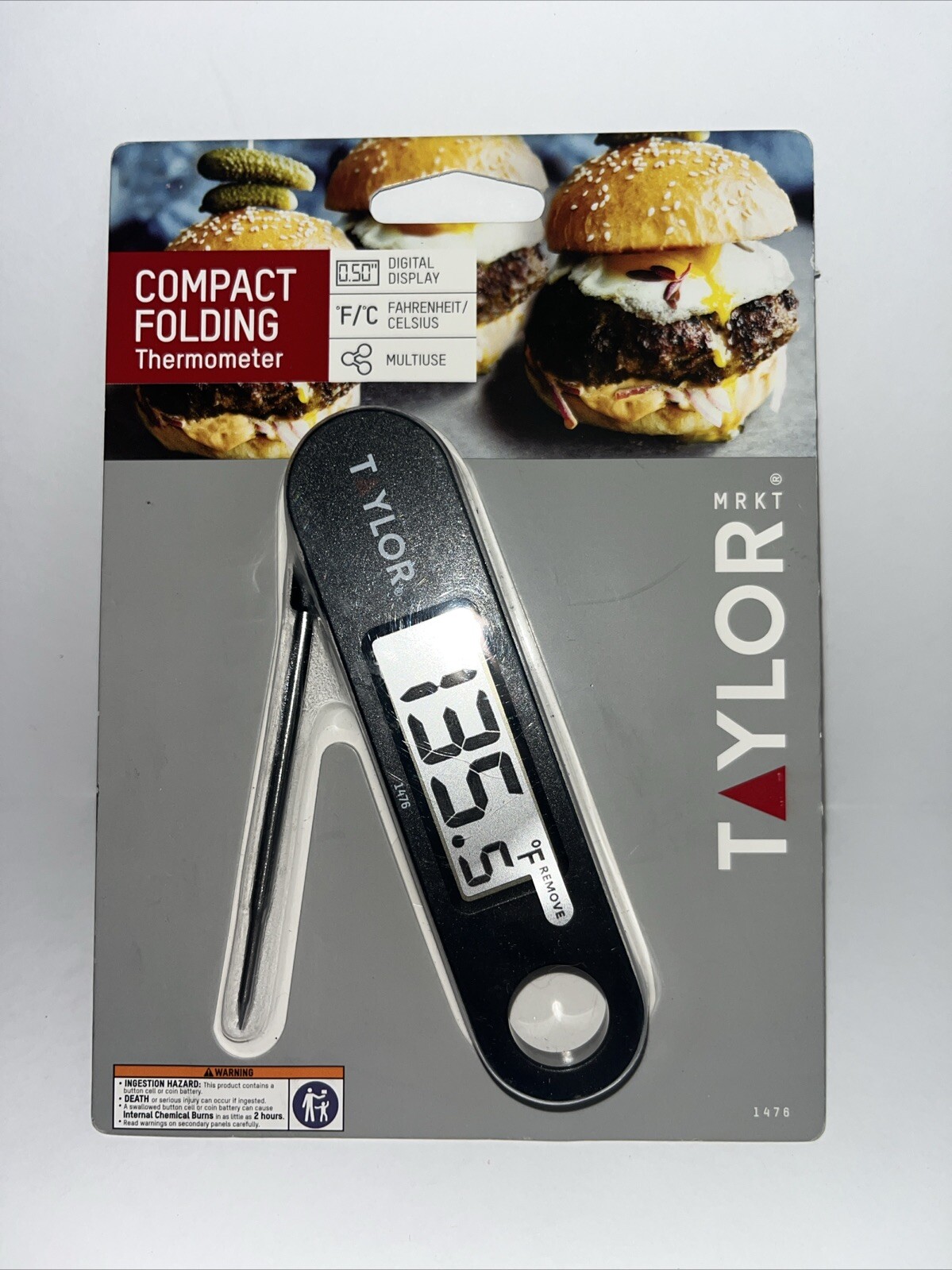 Taylor Compact Digital Folding Thermometer (BRAND NEW AND FACTORY SEALED)