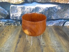 Handcrafted MESQUITE WOOD BOWL Artist Signed - KEN COWELL Excellent Condition 