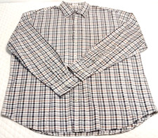 Peter Millar Crown Men's XL Shirt 100 Cotton Check Plaid Long Sleeve Multicolor